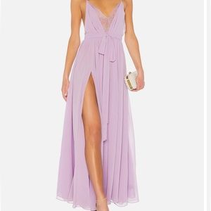 Revolve long lilac/ lavender gown.